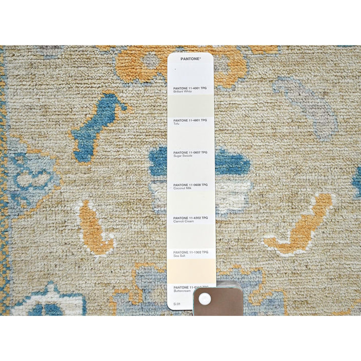 9'2" x 12'6" New Hand Knotted Brown Wool Rectangle Oriental Rug - MOA102893