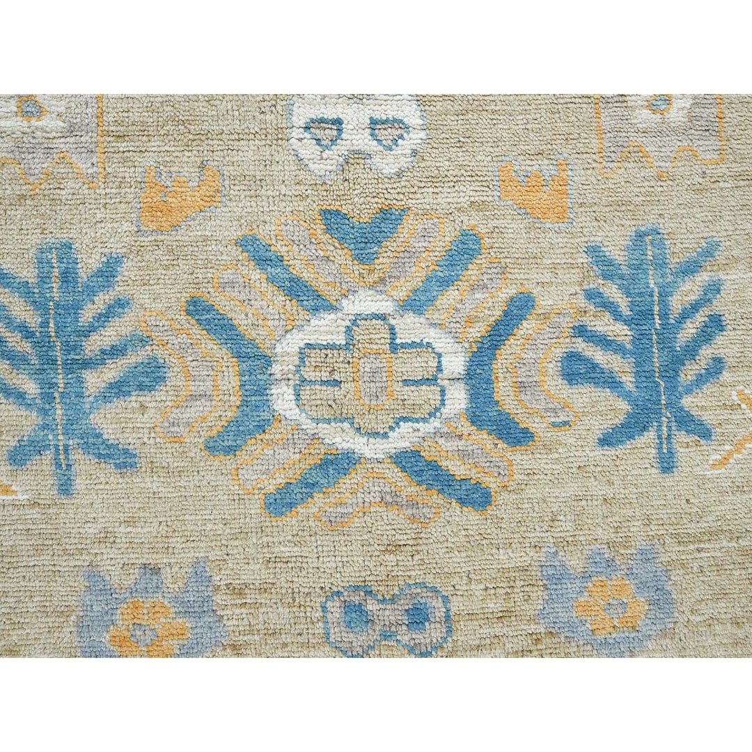 9'2" x 12'6" New Hand Knotted Brown Wool Rectangle Oriental Rug - MOA102893