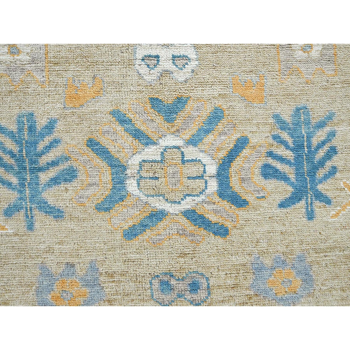9'2" x 12'6" New Hand Knotted Brown Wool Rectangle Oriental Rug - MOA102893