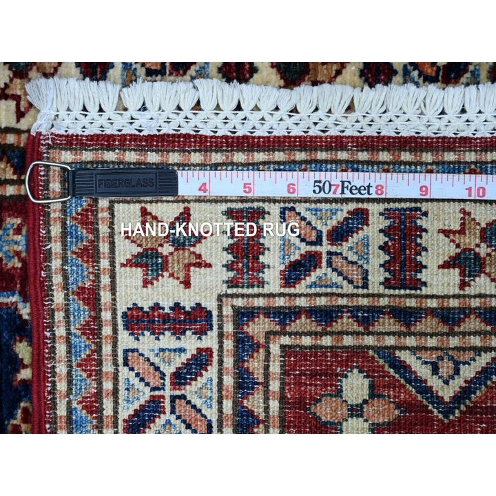 2'0" x 5'8" New Hand Knotted Red Cotton Runner Oriental Rug - MOA10289440