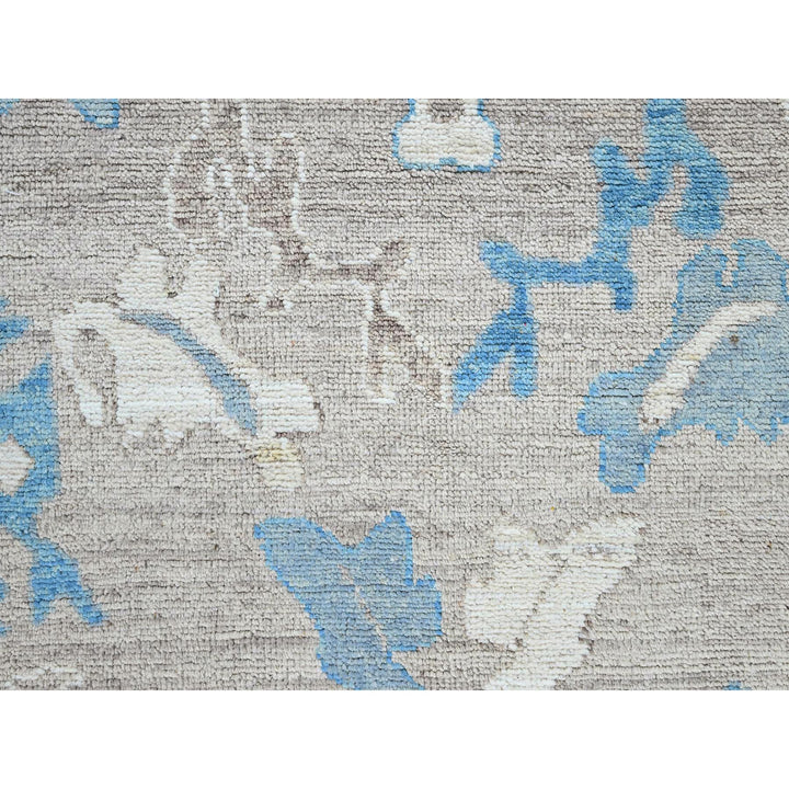 9'7" x 12'2" New Hand Knotted Brown Wool Rectangle Oriental Rug - MOA102894