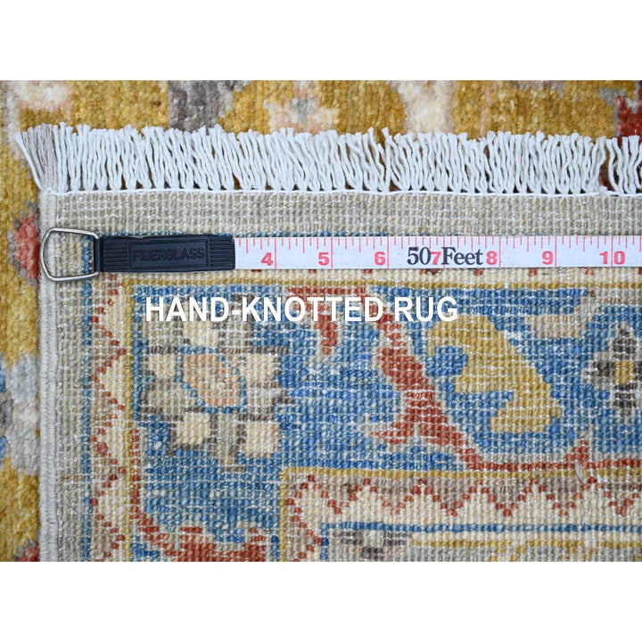 2'7" x 10'2" New Hand Knotted Grey Wool Runner Oriental Rug - MOA10289831