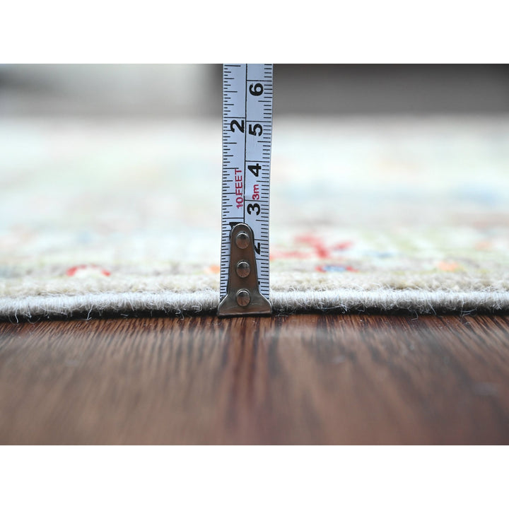 2'7" x 5'11" New Hand Knotted Brown Wool Runner Oriental Rug - MOA10289991