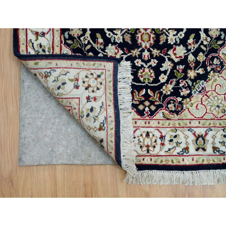 2'8" x 18'5" New Hand Knotted Blue Wool Runner Oriental Rug - MOA10290065