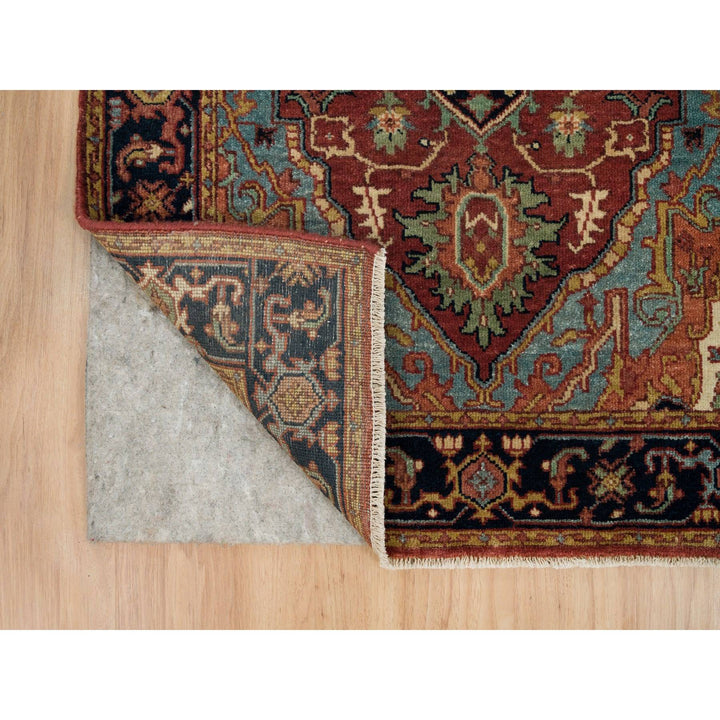 2'7" x 23'9" New Hand Knotted Red Wool Runner Oriental Rug - MOA10290091