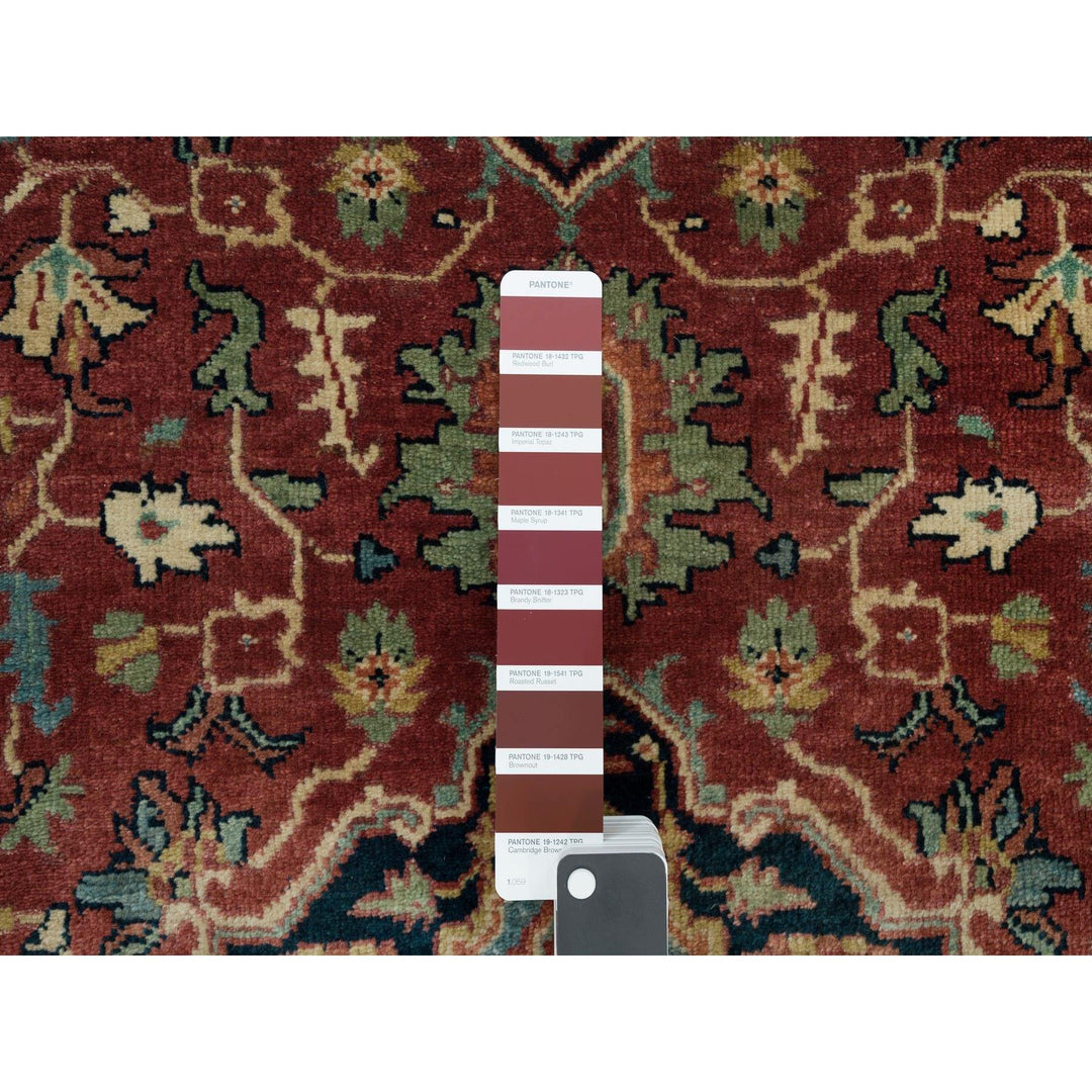 2'7" x 23'9" New Hand Knotted Red Wool Runner Oriental Rug - MOA10290091