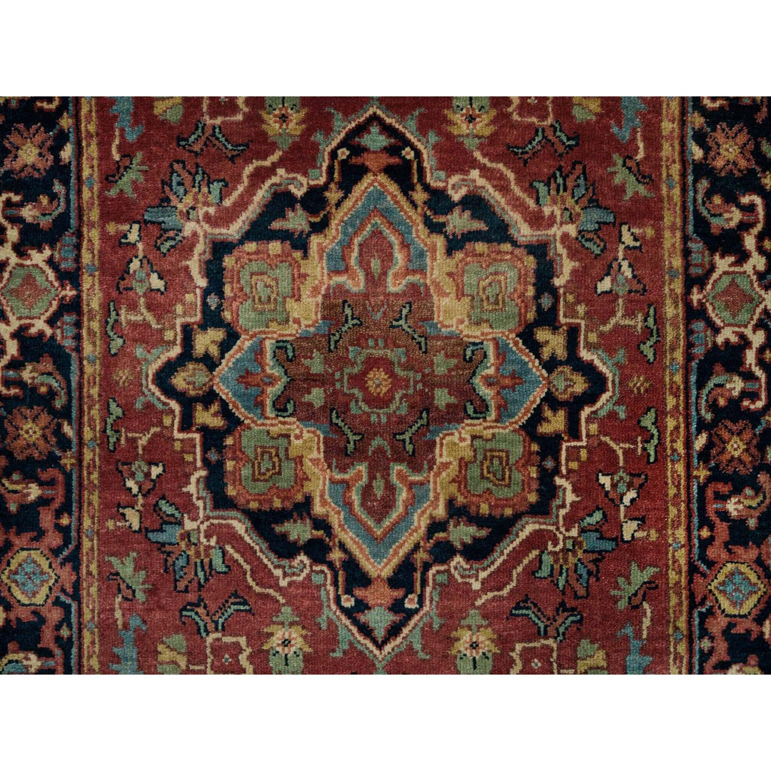 2'7" x 23'9" New Hand Knotted Red Wool Runner Oriental Rug - MOA10290091