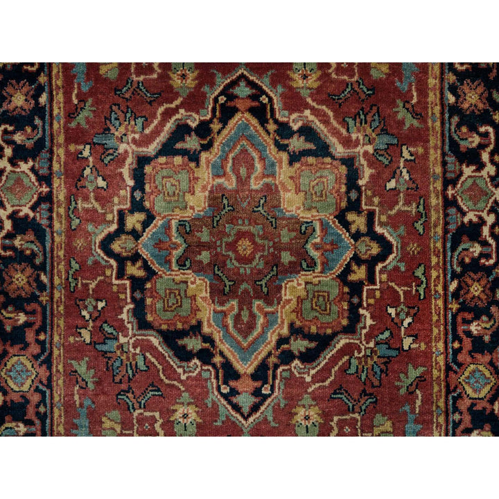 2'7" x 23'9" New Hand Knotted Red Wool Runner Oriental Rug - MOA10290091