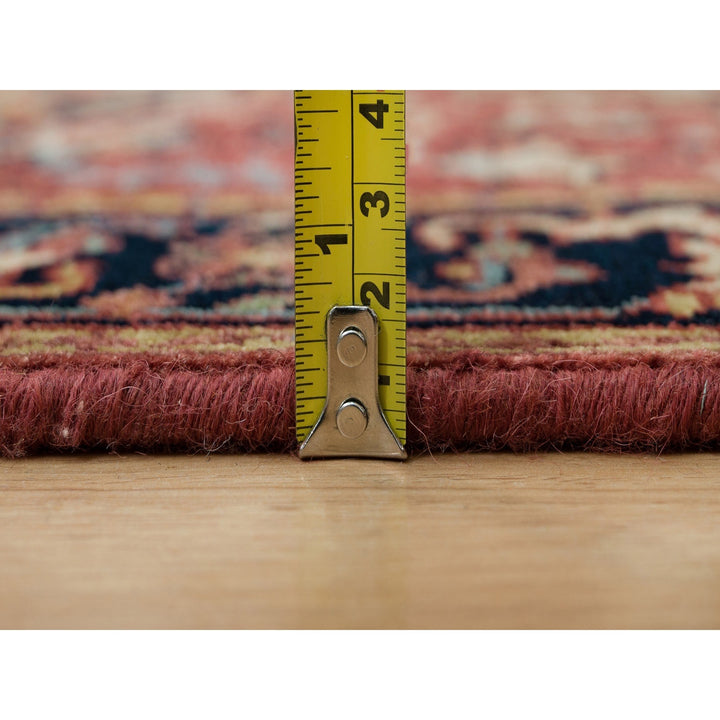 2'7" x 23'9" New Hand Knotted Red Wool Runner Oriental Rug - MOA10290091