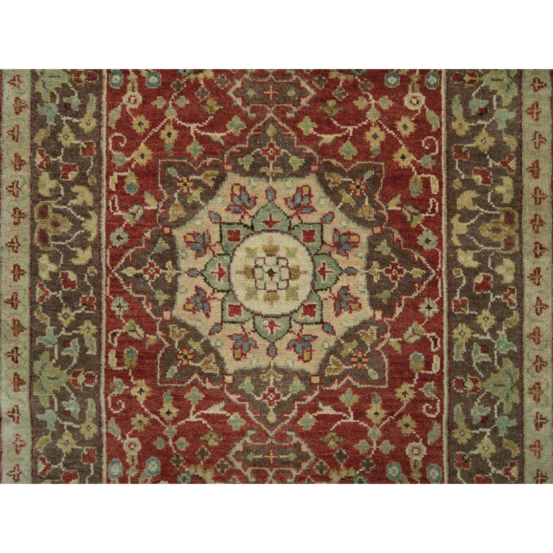 2'8" x 16'0" New Hand Knotted Red Cotton Runner Oriental Rug - MOA10290112