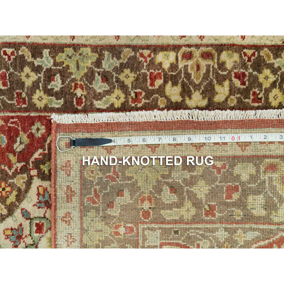 2'6" x 10'1" New Hand Knotted Red Cotton Runner Oriental Rug - MOA10290113