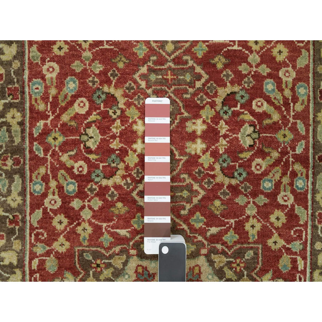 2'7" x 22'0" New Hand Knotted Red Cotton Runner Oriental Rug - MOA10290116