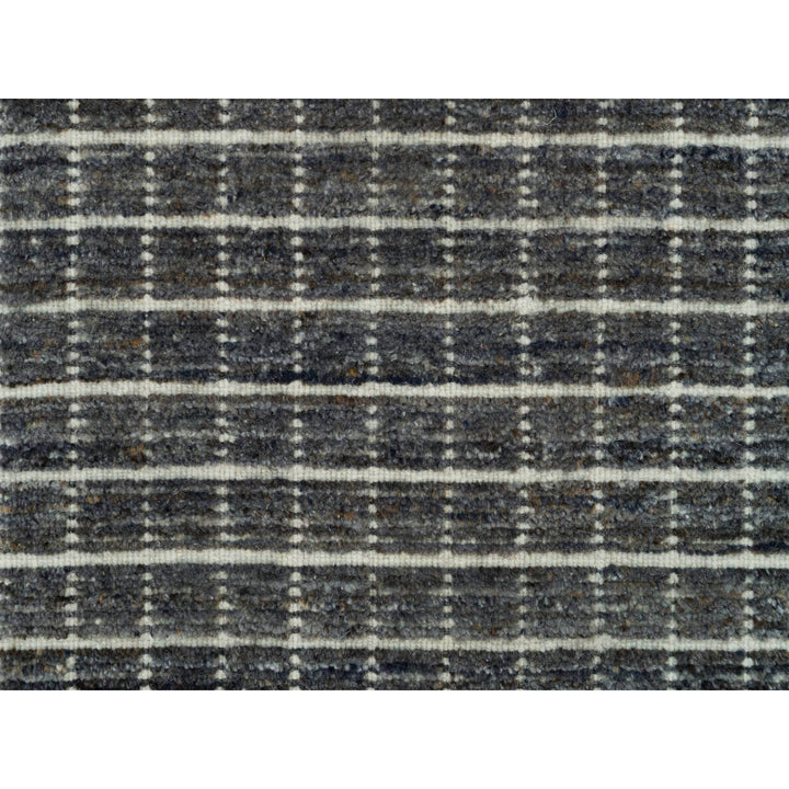 2'0" x 3'1" New Hand Loomed Grey Cotton Rectangle Oriental Rug - MOA10290359