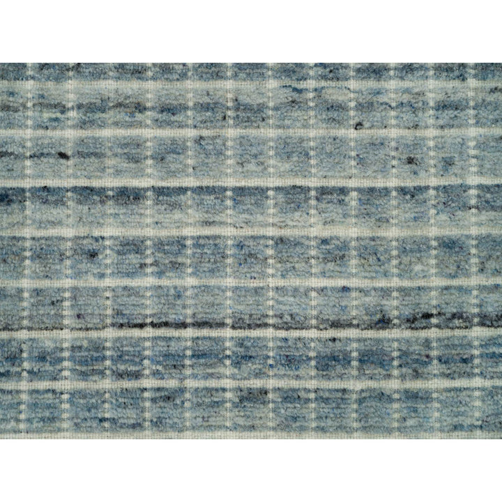 2'0" x 3'1" New Hand Loomed Blue Cotton Rectangle Oriental Rug - MOA10290374