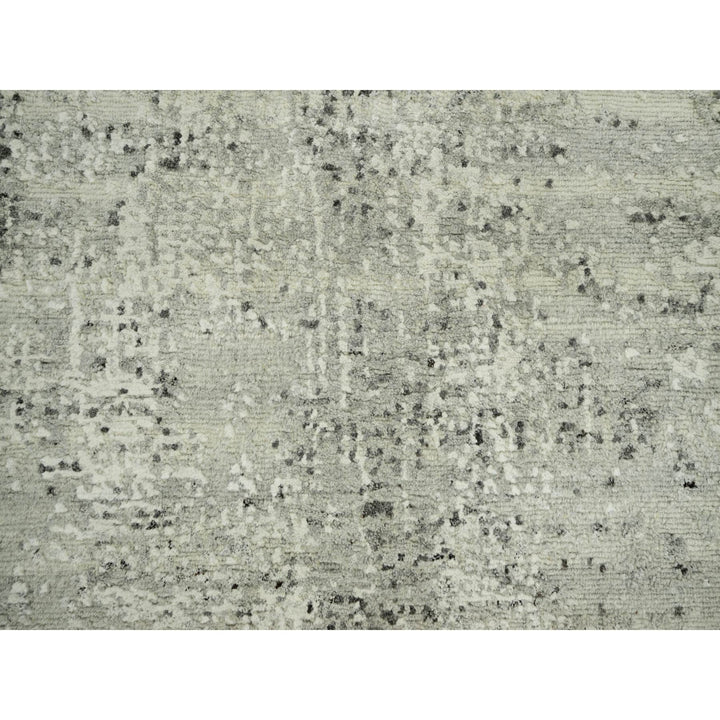 2'1" x 3'0" New Hand Knotted Grey Cotton Rectangle Oriental Rug - MOA10290428