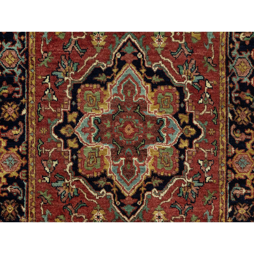 2'5" x 19'10" New Hand Knotted Red Wool Runner Oriental Rug - MOA10290645