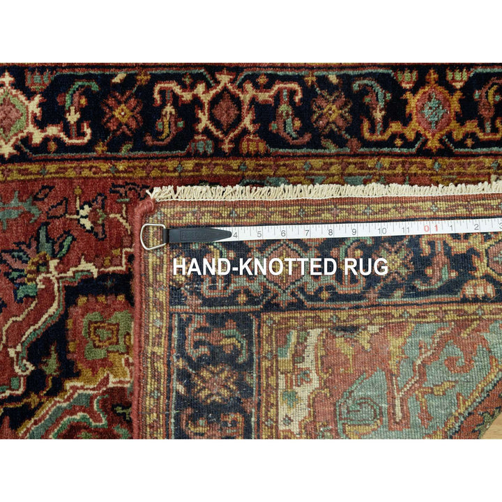 2'5" x 19'10" New Hand Knotted Red Wool Runner Oriental Rug - MOA10290645