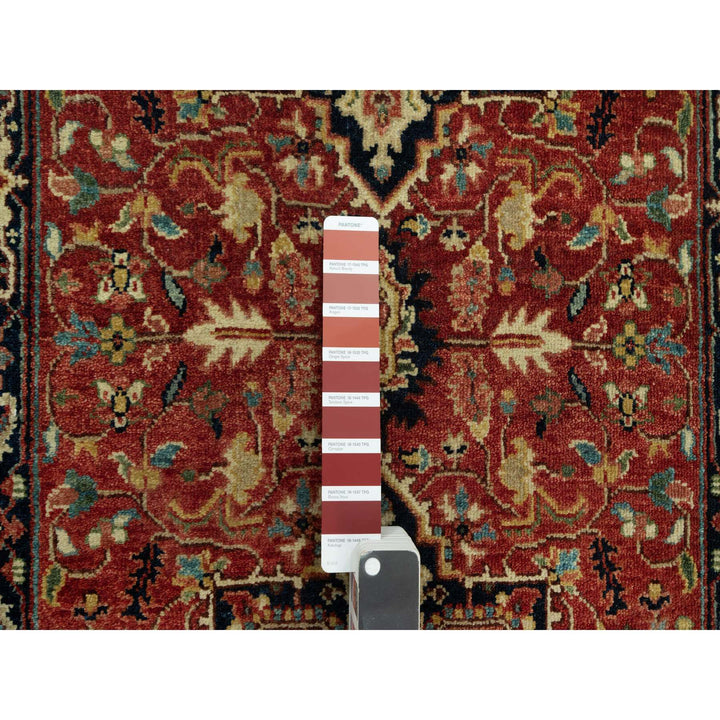 2'6" x 20'1" New Hand Knotted Red Wool Runner Oriental Rug - MOA10290646