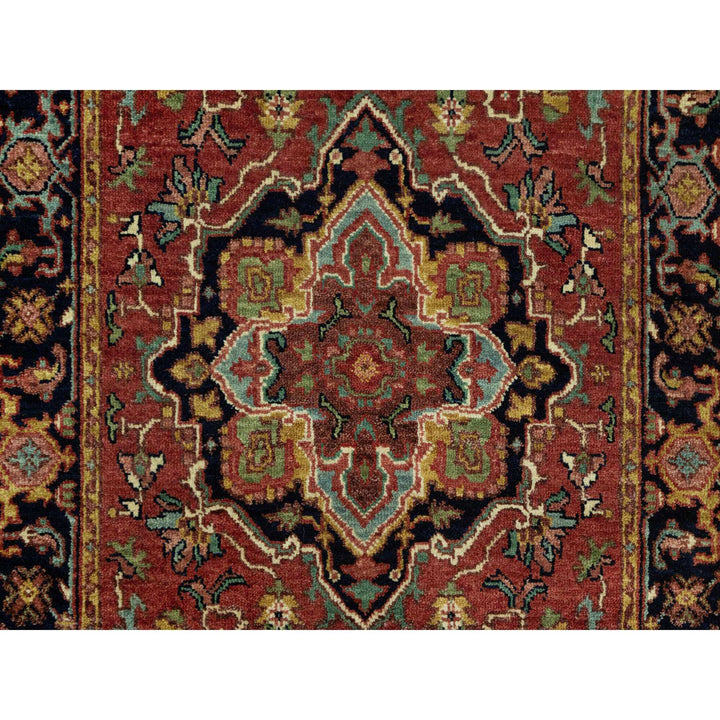 2'5" x 19'10" New Hand Knotted Red Wool Runner Oriental Rug - MOA10290650