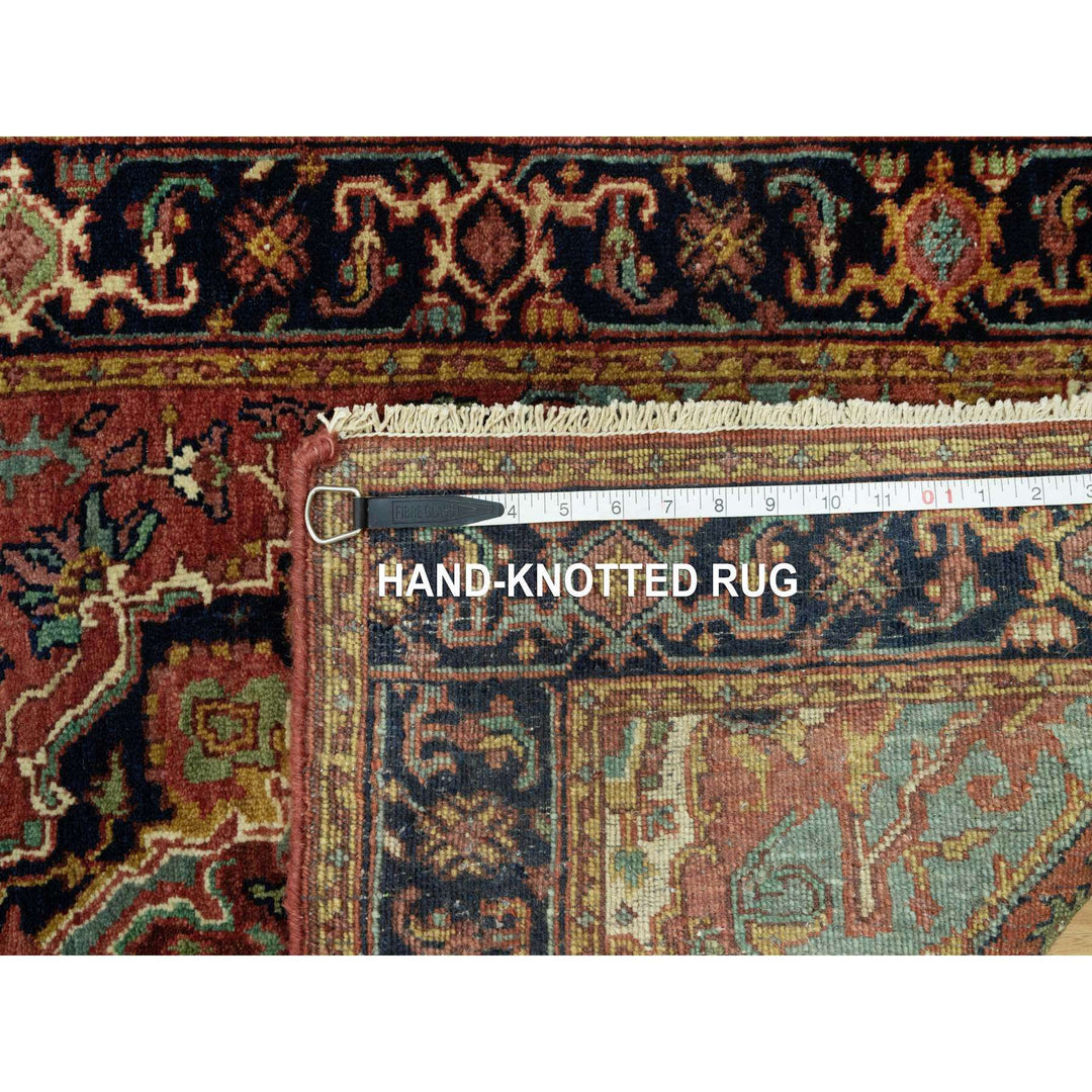 2'5" x 19'10" New Hand Knotted Red Wool Runner Oriental Rug - MOA10290650