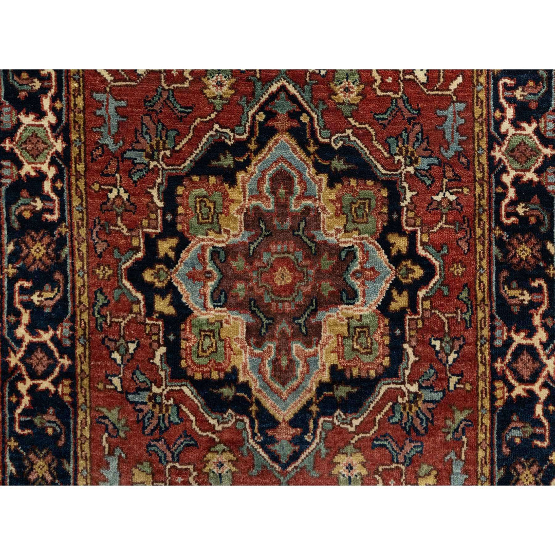 2'7" x 28'0" New Hand Knotted Red Wool Runner Oriental Rug - MOA10290754