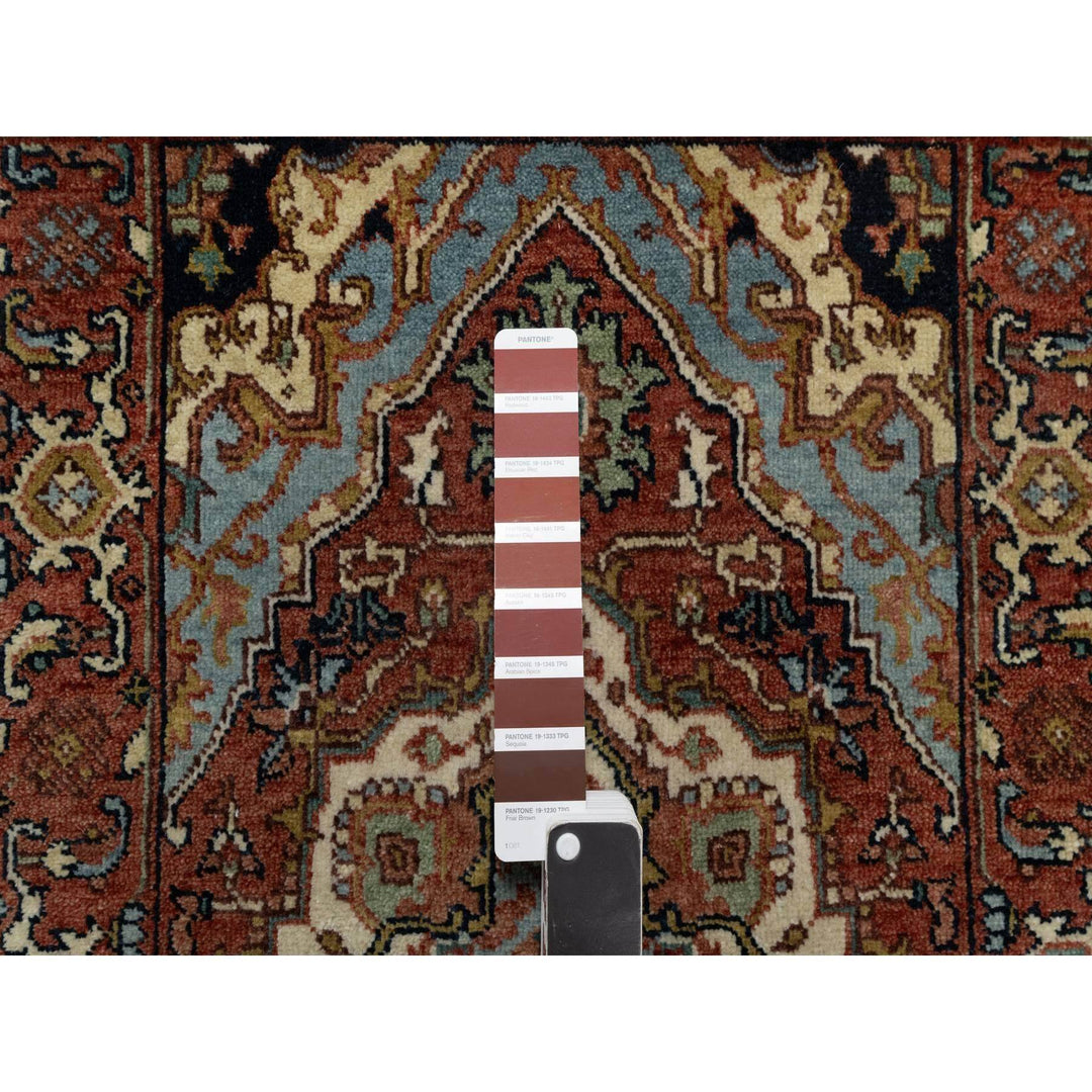 2'0" x 3'2" New Hand Knotted Red Wool Rectangle Oriental Rug - MOA10290755