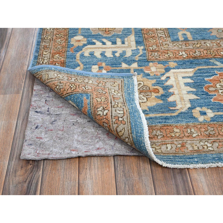 9'10" x 13'8" New Hand Knotted Brown Wool Rectangle Oriental Rug - MOA102908