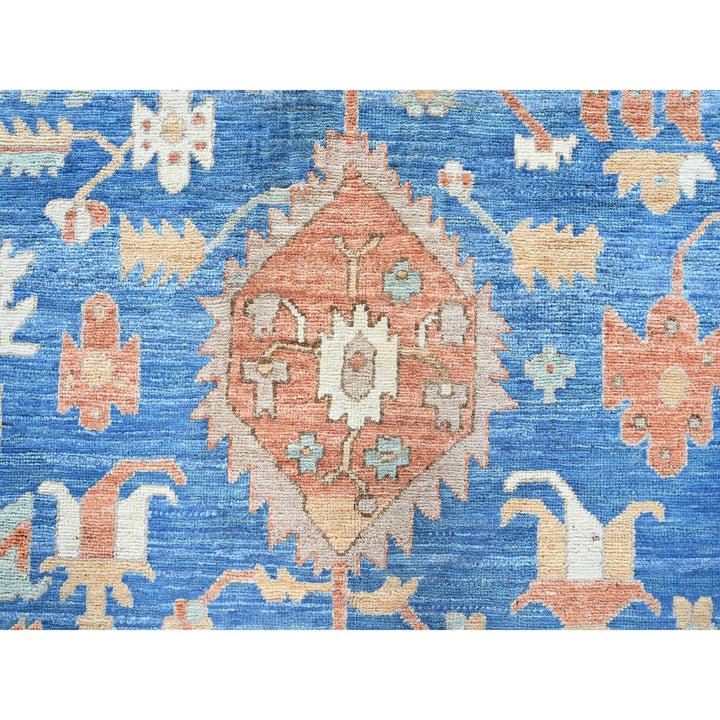 9'10" x 13'8" New Hand Knotted Brown Wool Rectangle Oriental Rug - MOA102908