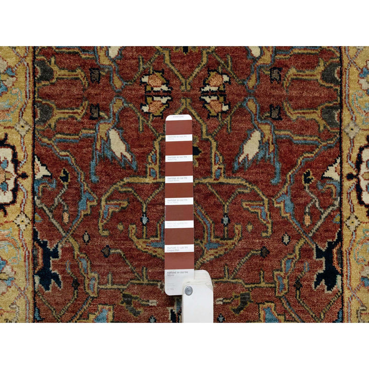 2'7" x 18'2" New Hand Knotted Red Cotton Runner Oriental Rug - MOA10290915