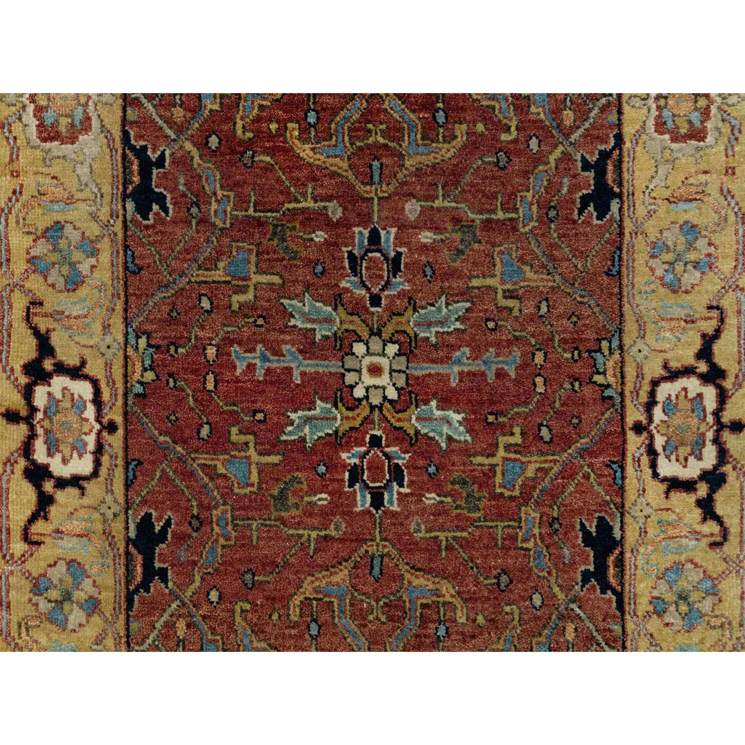 2'7" x 18'2" New Hand Knotted Red Cotton Runner Oriental Rug - MOA10290915