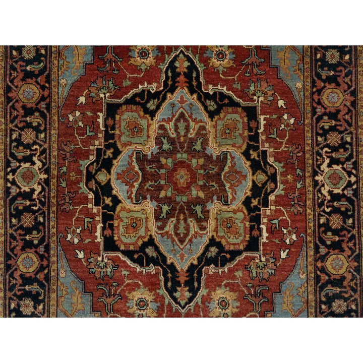 3'8" x 6'2" New Hand Knotted Red Cotton Rectangle Oriental Rug - MOA10290920