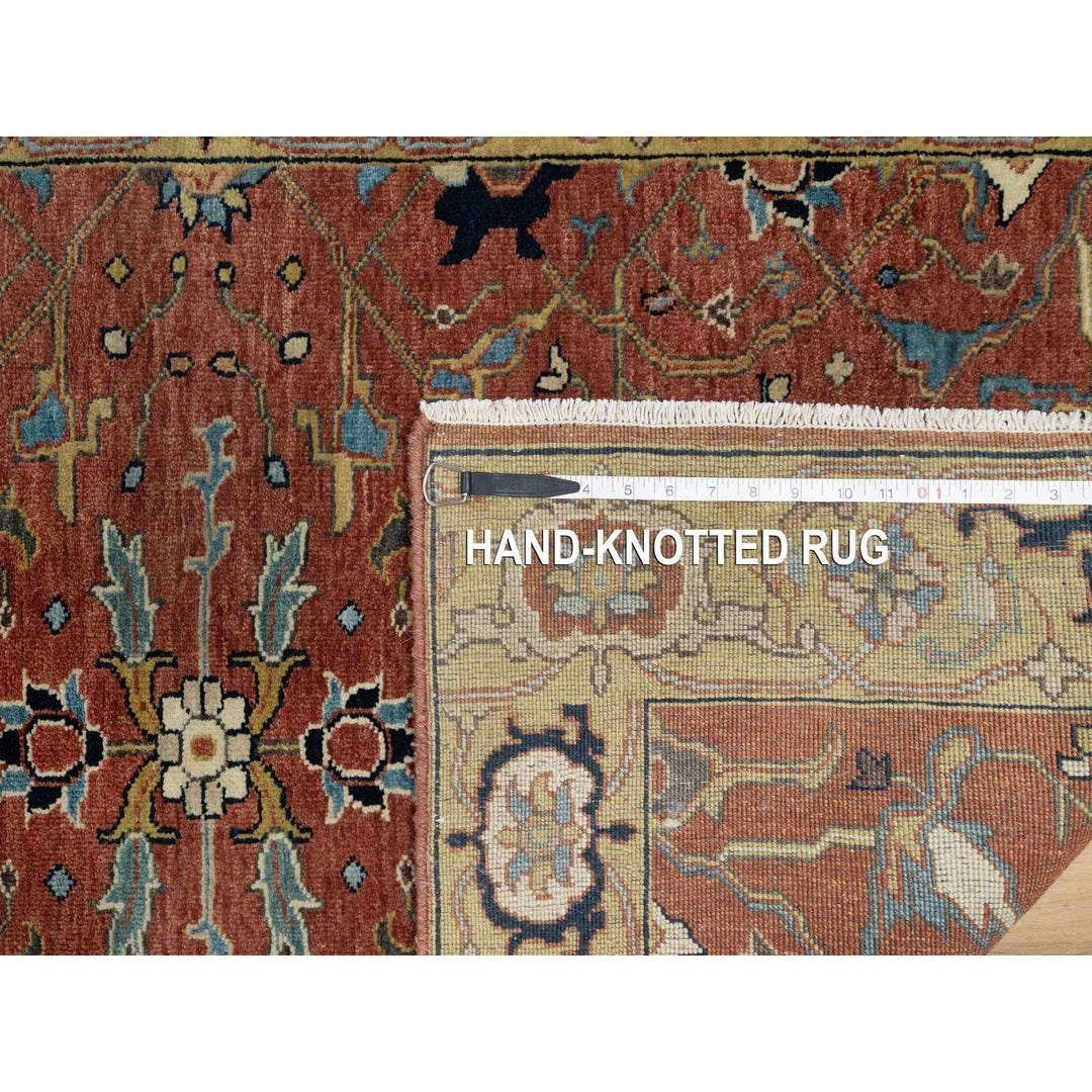 3'0" x 5'1" New Hand Knotted Red Cotton Rectangle Oriental Rug - MOA10290921