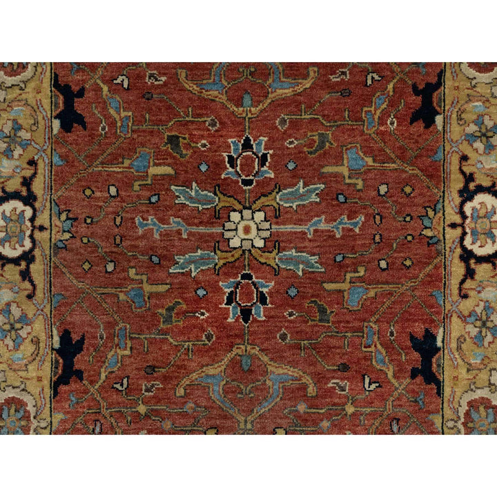 3'0" x 5'1" New Hand Knotted Red Cotton Rectangle Oriental Rug - MOA10290922