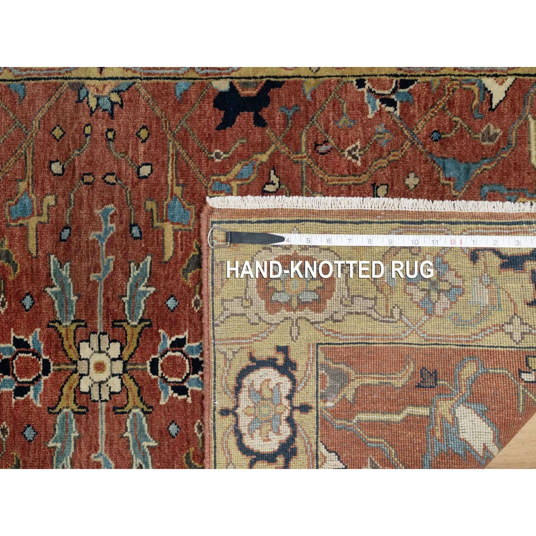 3'0" x 5'1" New Hand Knotted Red Cotton Rectangle Oriental Rug - MOA10290922