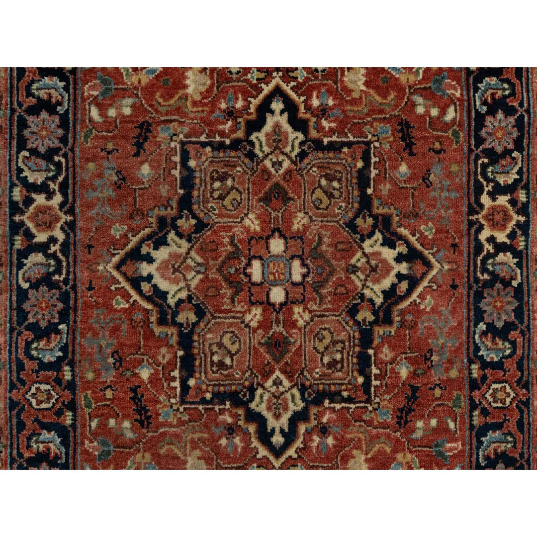 2'7" x 25'10" New Hand Knotted Red Cotton Runner Oriental Rug - MOA10290926