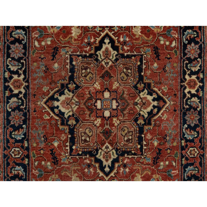 2'7" x 25'10" New Hand Knotted Red Cotton Runner Oriental Rug - MOA10290926