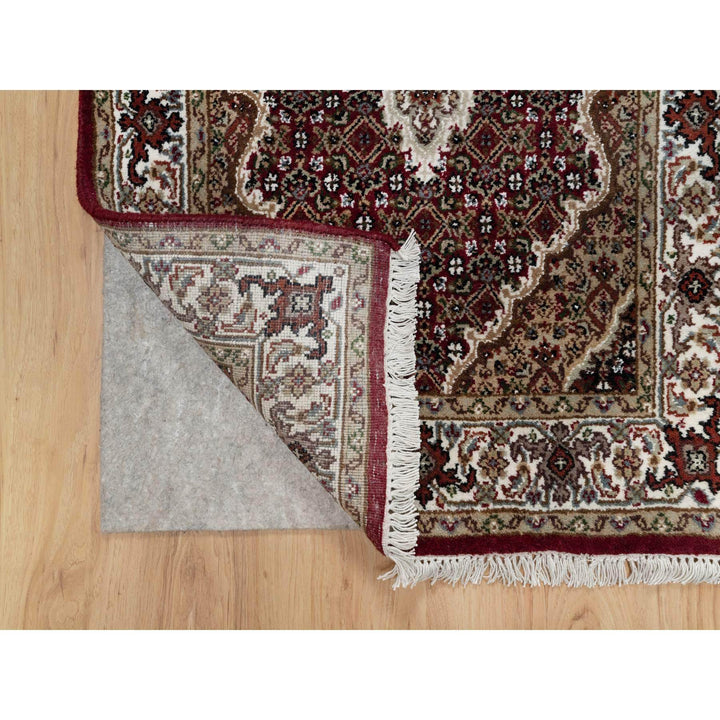 2'7" x 20'4" New Hand Knotted Red Wool Runner Oriental Rug - MOA10290980