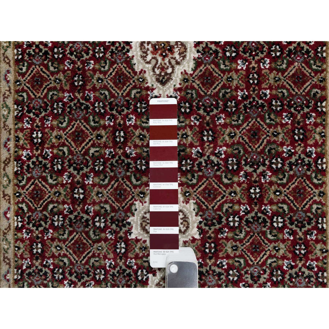 2'7" x 20'4" New Hand Knotted Red Wool Runner Oriental Rug - MOA10290980