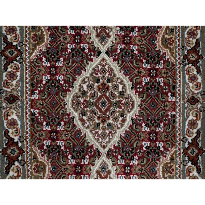 2'0" x 3'0" New Hand Knotted Red Wool Rectangle Oriental Rug - MOA10290992