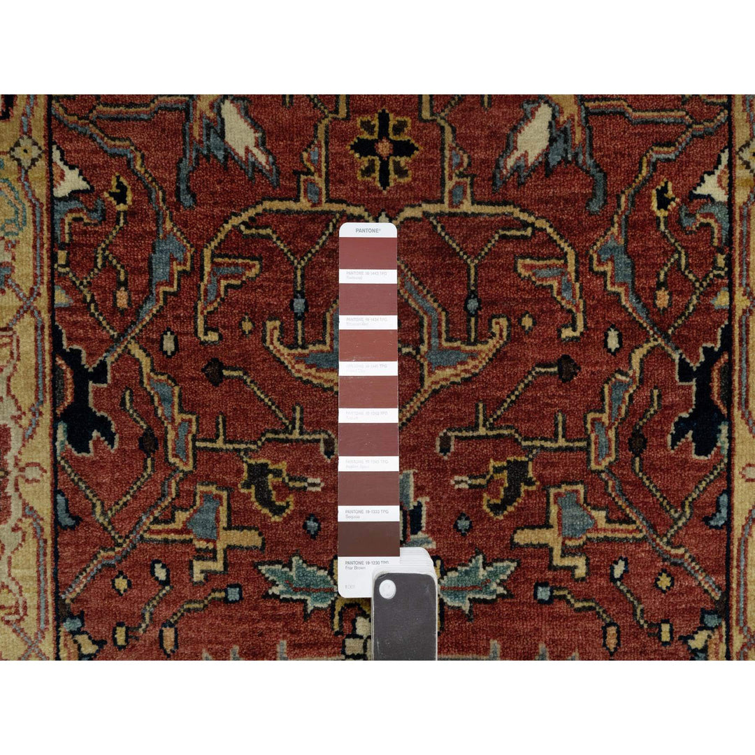 2'7" x 6'1" New Hand Knotted Red Wool Runner Oriental Rug - MOA10291118