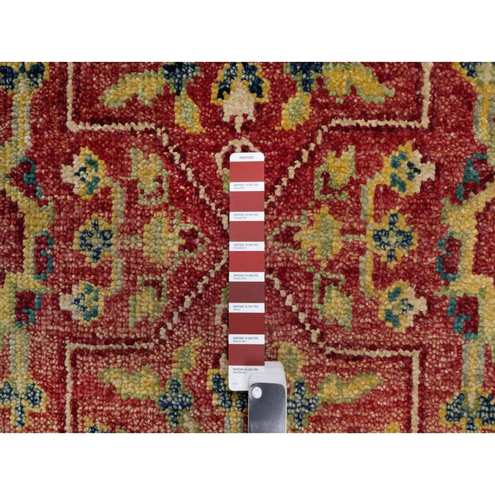 9'11" x 14'2" New Hand Knotted Red Wool Rectangle Oriental Rug - MOA10291174