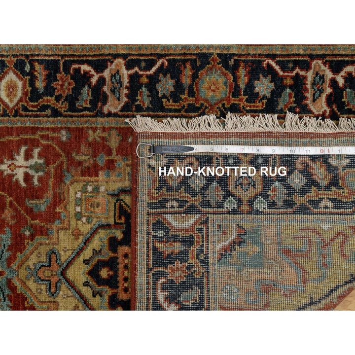 2'6" x 7'9" New Hand Knotted Red Wool Runner Oriental Rug - MOA10291225