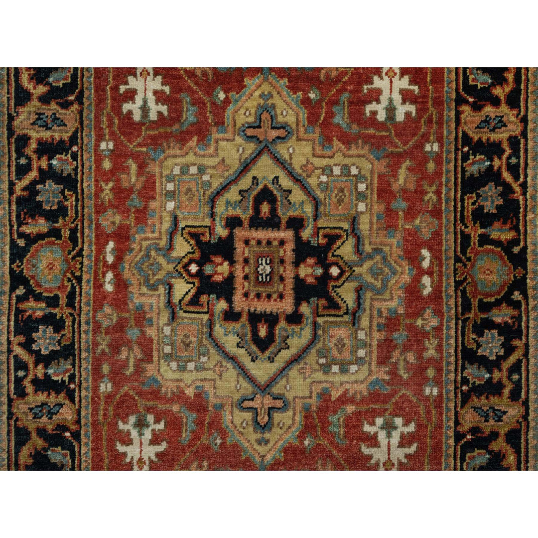 2'6" x 12'2" New Hand Knotted Red Wool Runner Oriental Rug - MOA10291226