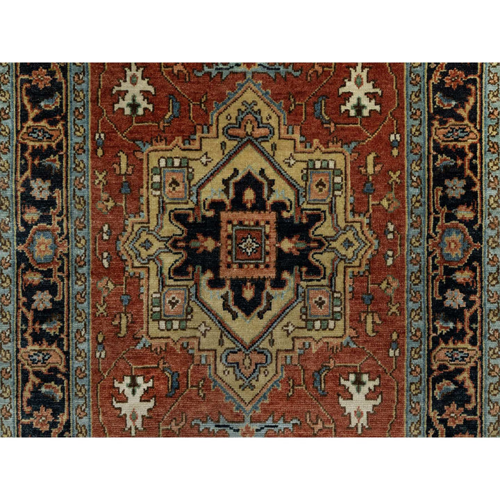 3'1" x 5'1" New Hand Knotted Red Wool Rectangle Oriental Rug - MOA10291230