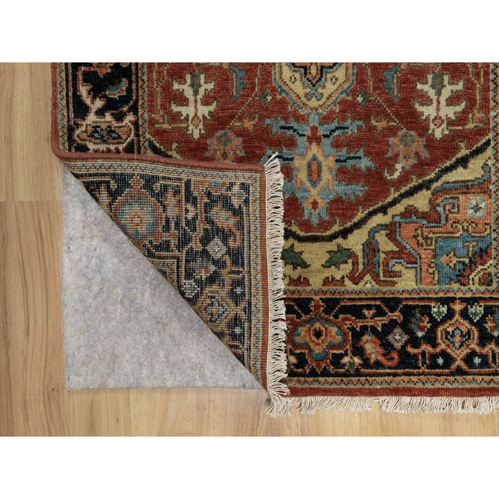 2'9" x 6'0" New Hand Knotted Red Wool Runner Oriental Rug - MOA10291236