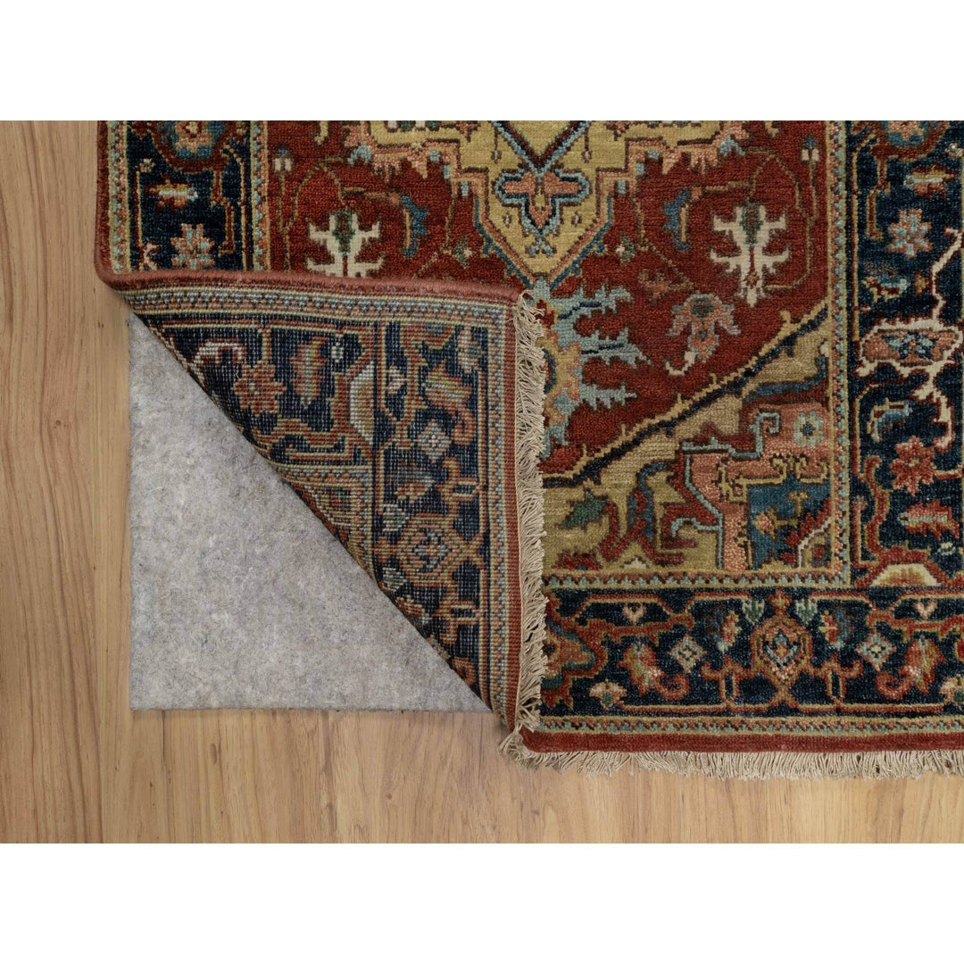 2'6" x 8'0" New Hand Knotted Red Wool Runner Oriental Rug - MOA10291240