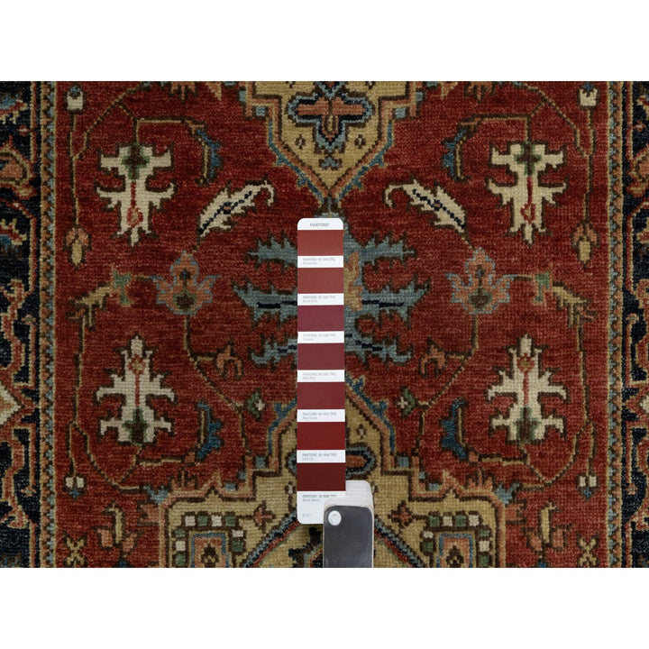 2'8" x 9'11" New Hand Knotted Red Wool Runner Oriental Rug - MOA10291243