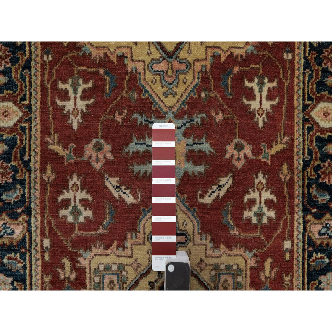 2'7" x 7'11" New Hand Knotted Red Wool Runner Oriental Rug - MOA10291245