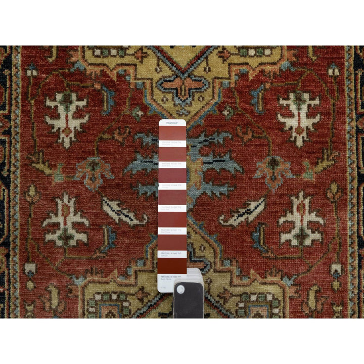 2'7" x 7'10" New Hand Knotted Red Wool Runner Oriental Rug - MOA10291246