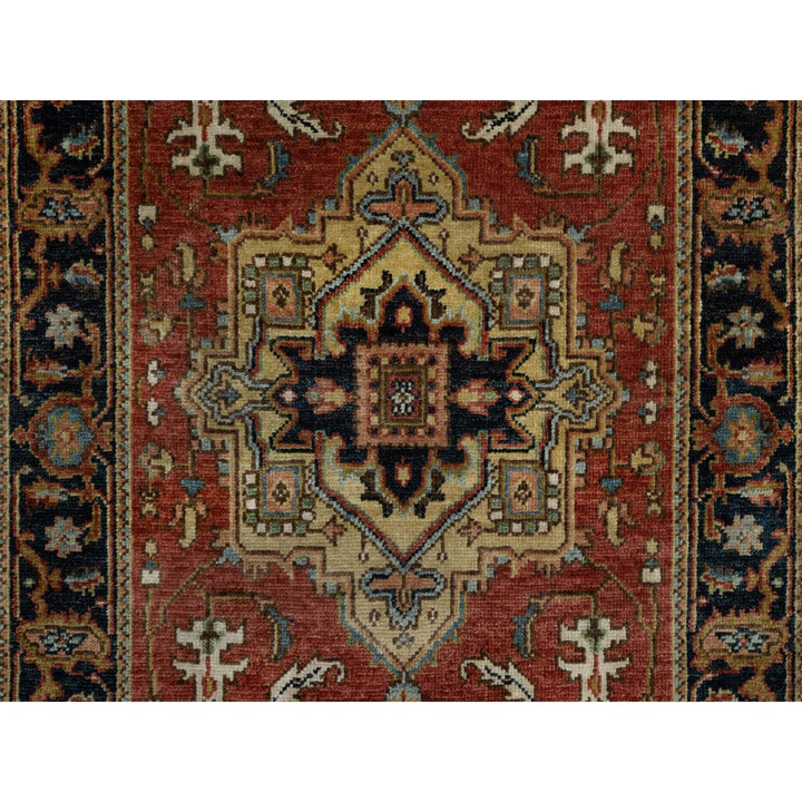 2'7" x 7'10" New Hand Knotted Red Wool Runner Oriental Rug - MOA10291246